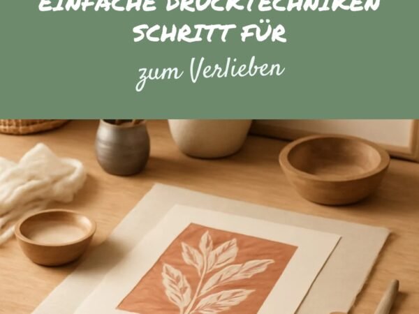 DIY-Printmaking zuhause: Einfache Drucktechniken Schritt für Schritt