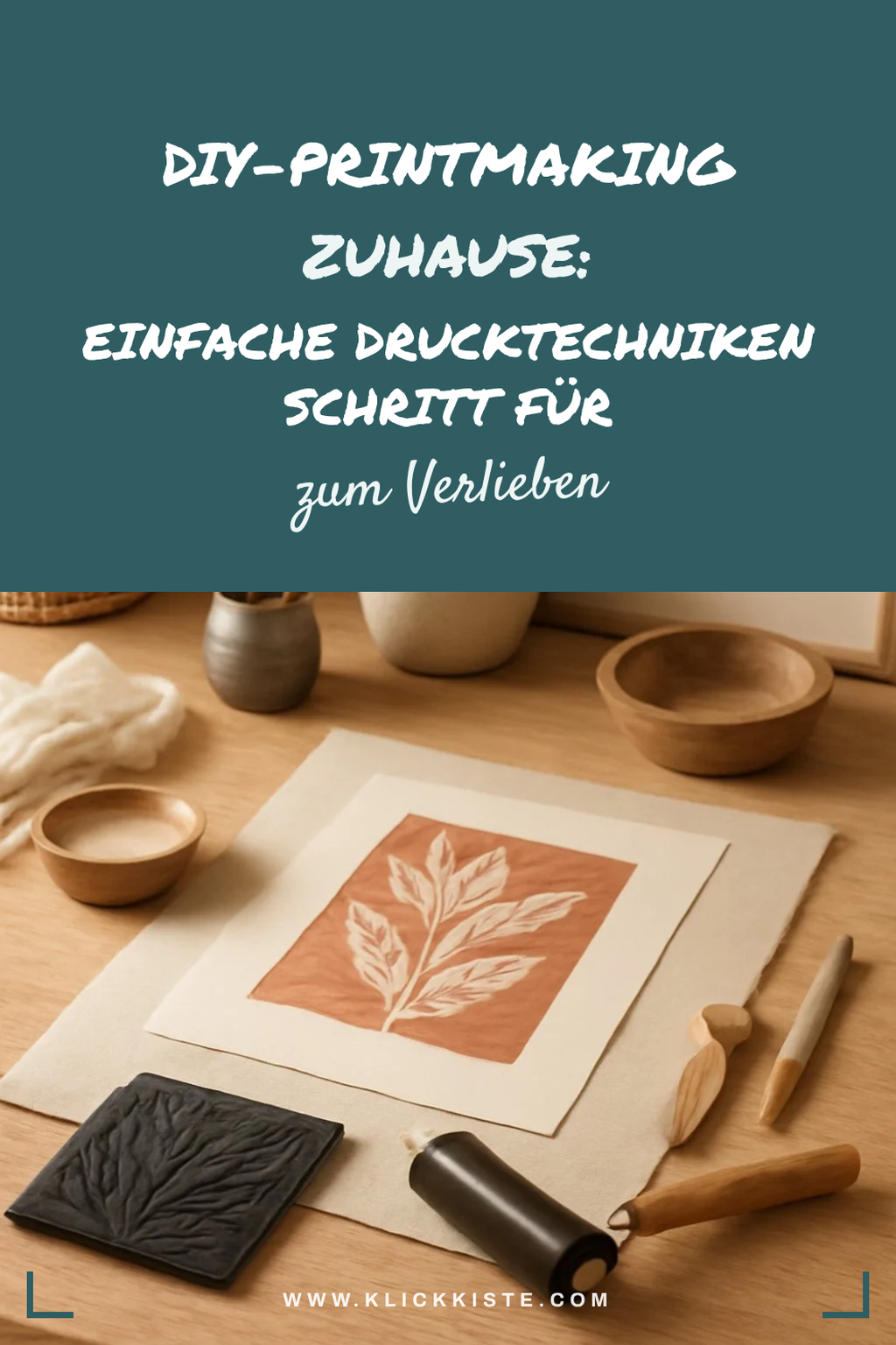 DIY-Printmaking zuhause: Einfache Drucktechniken Schritt für Schritt
