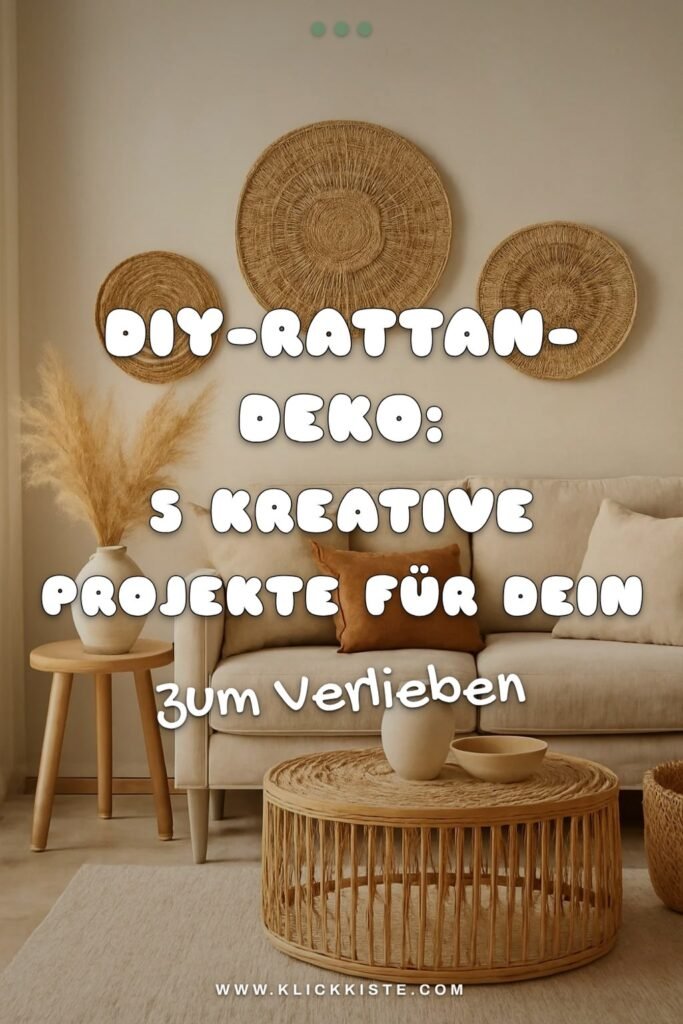 DIY-Rattan-Deko: 5 kreative Projekte für dein Zuhause