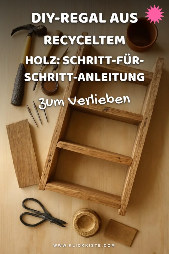 DIY-Regal aus recyceltem Holz: Schritt-für-Schritt-Anleitung