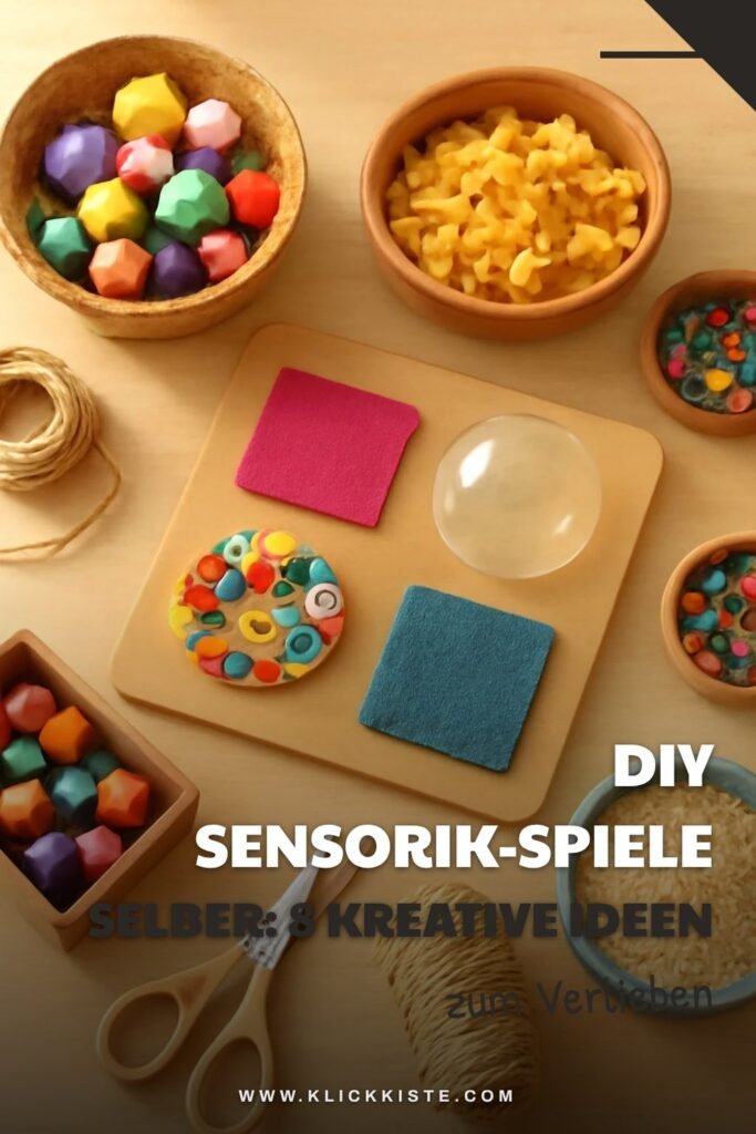 DIY Sensorik-Spiele selber: 8 kreative Ideen für Familien