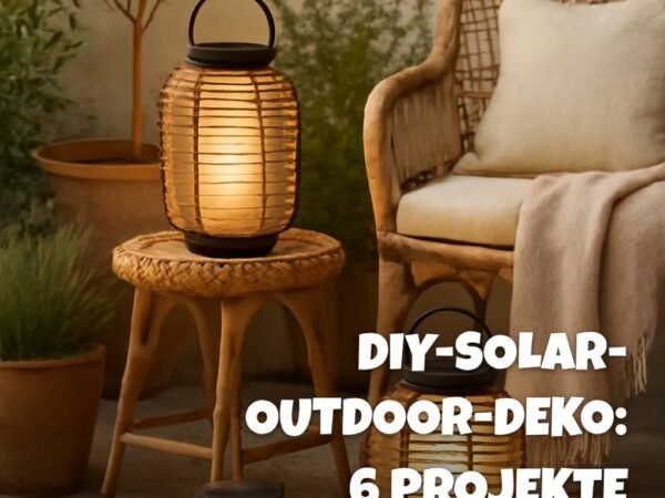 DIY-Solar-Outdoor-Deko: 6 Projekte für mehr Gartenflair
