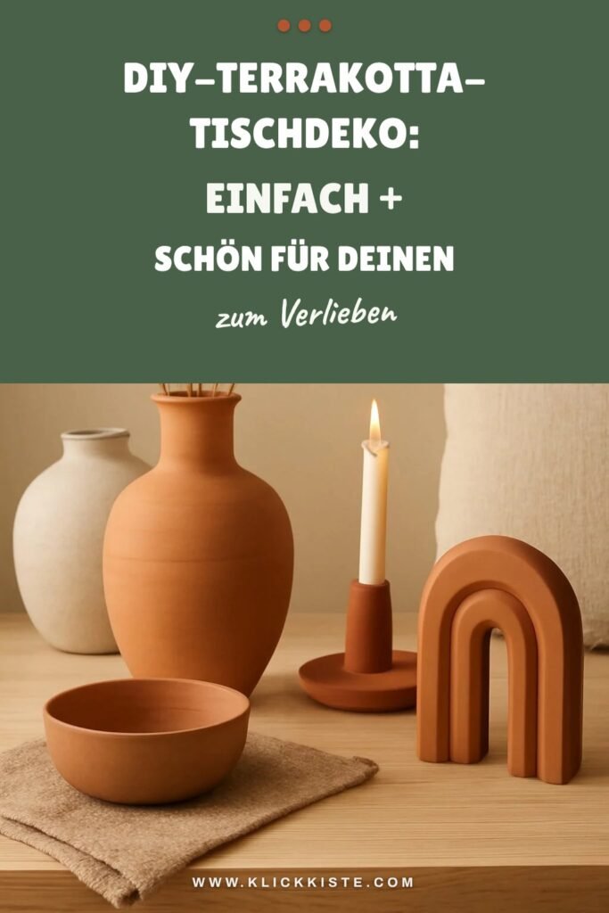 DIY-Terrakotta-Tischdeko: Einfach + schön für deinen Tisch
