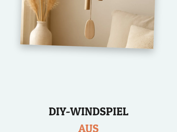 DIY-Windspiel aus Naturmaterial: Einzigartige Garten-Deko bauen