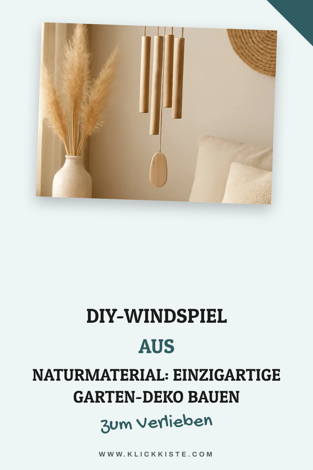 DIY-Windspiel aus Naturmaterial: Einzigartige Garten-Deko bauen