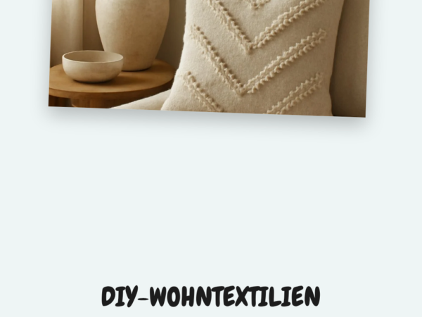 DIY-Wohntextilien selber machen: 5 kreative Anleitungen