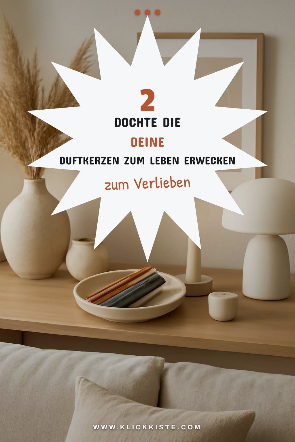 Dochte für Duftkerzen selbst machen