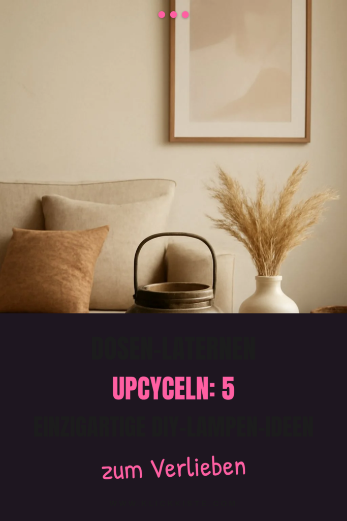 Dosen-Laternen upcyceln: 5 einzigartige DIY-Lampen-Ideen