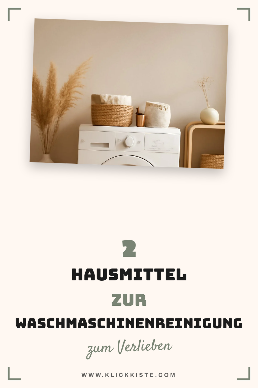 Die besten Hausmittel für die Waschmaschinenreinigung