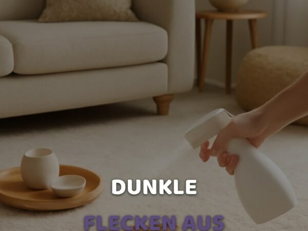 Dunkle Flecken aus Hellem Teppich Entfernen: Die besten Tipps & Hausmittel