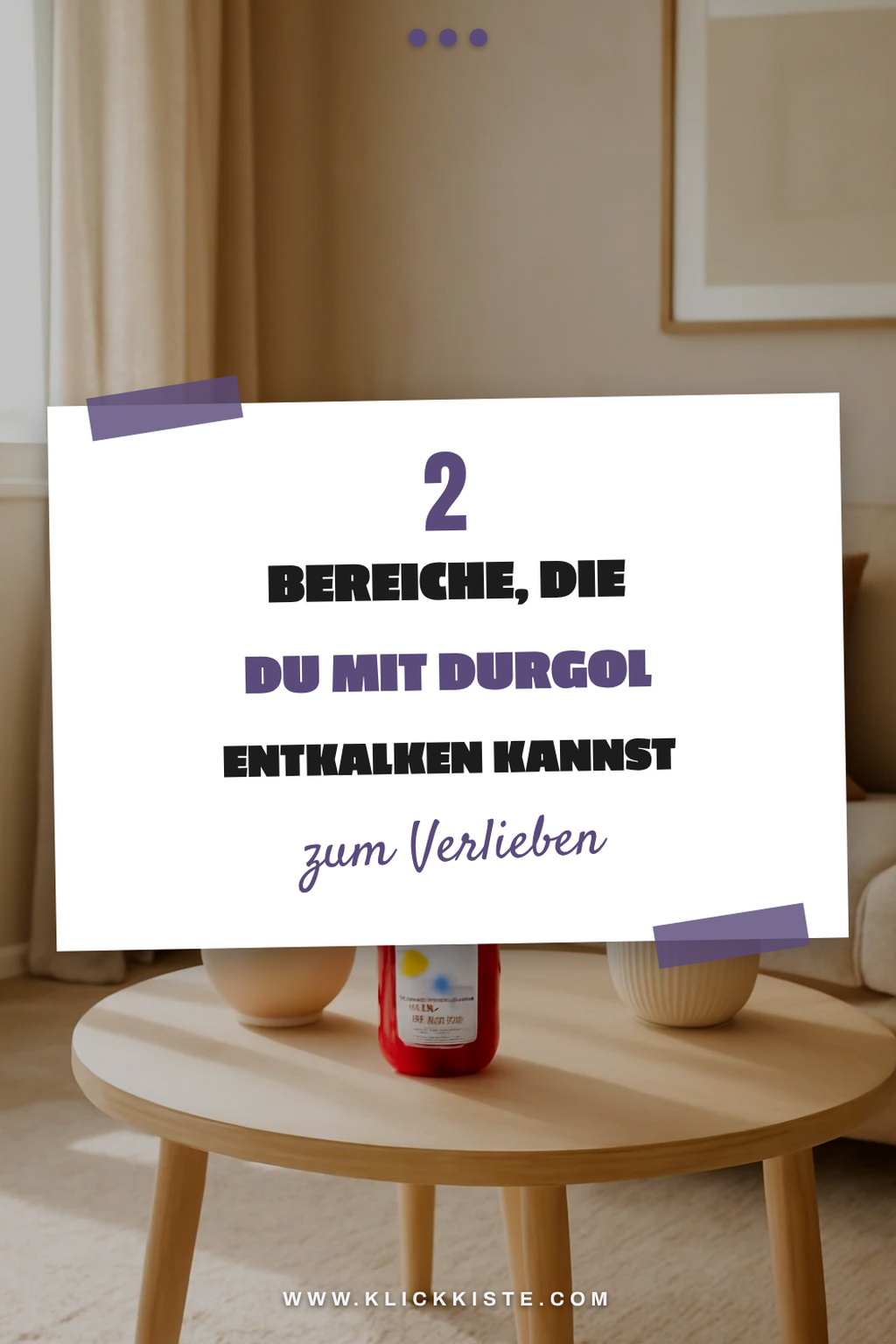 Durgol für Badezimmer und Küche nutzen