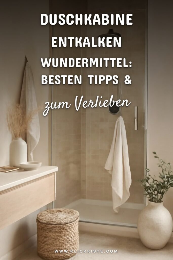 Duschkabine Entkalken Wundermittel: Die besten Tipps & Hausmittel