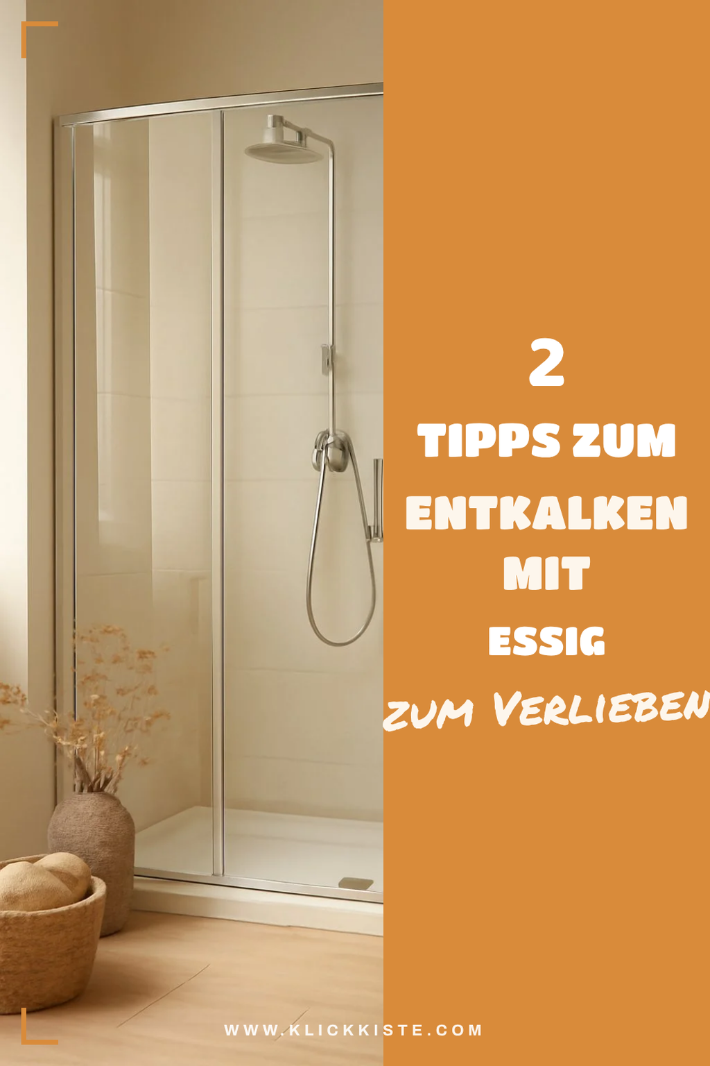 So entfernst du Kalk mit Essig in 5 einfachen Schritten