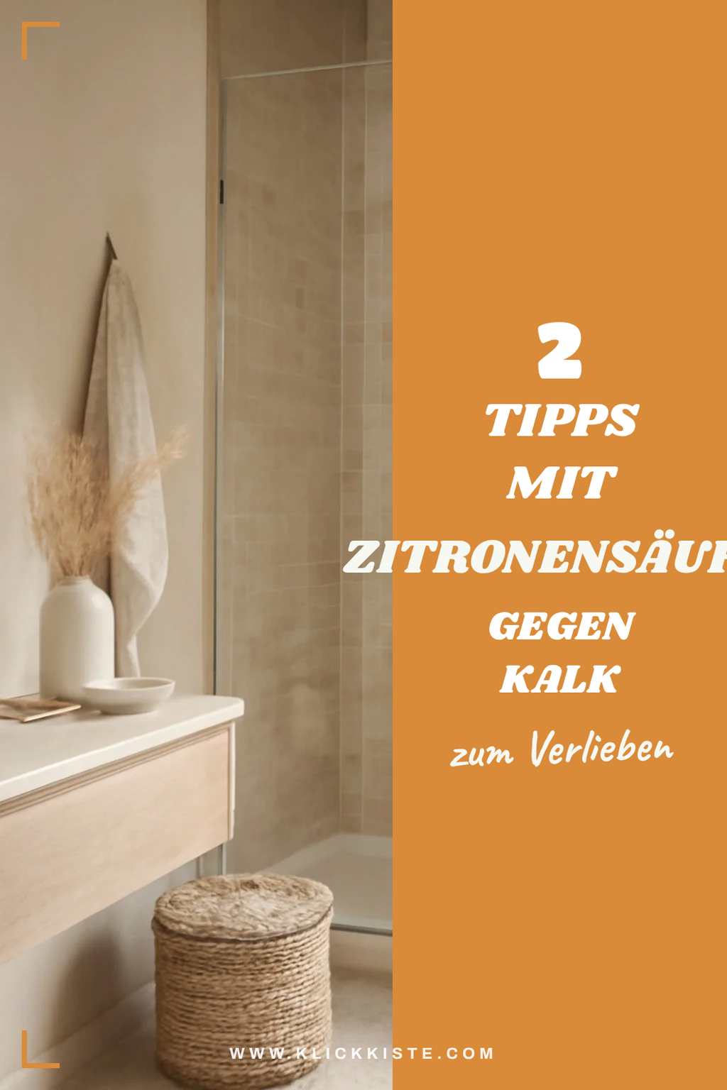 Zitronensäure: Der natürliche Kalklöser
