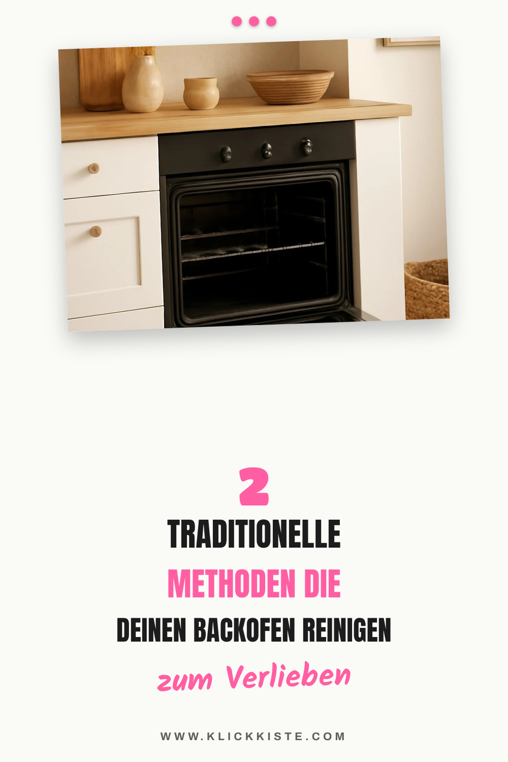 Traditionelle Methoden zur Reinigung