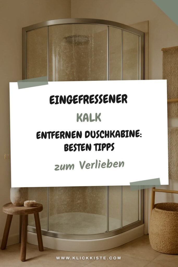Eingefressener Kalk Entfernen Duschkabine: Die besten Tipps & Hausmittel