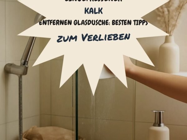 Eingefressener Kalk Entfernen Glasdusche: Die besten Tipps & Hausmittel