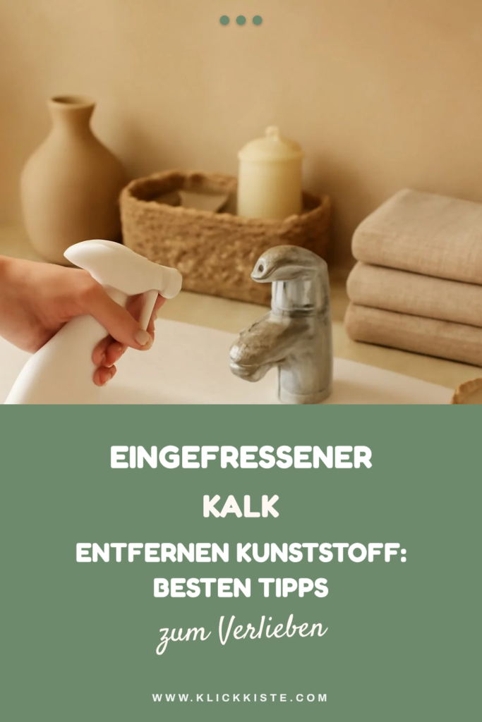 Eingefressener Kalk Entfernen Kunststoff: Die besten Tipps & Hausmittel