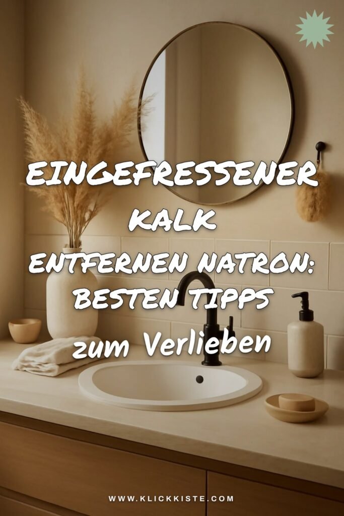 Eingefressener Kalk Entfernen Natron: Die besten Tipps & Hausmittel