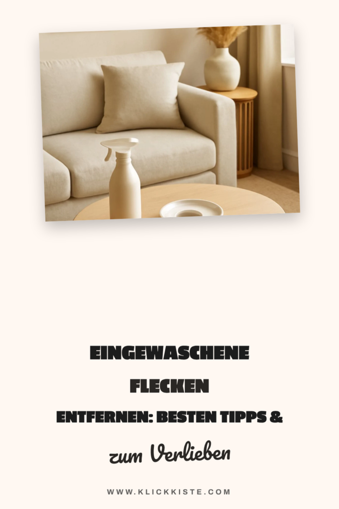 Eingewaschene Flecken Entfernen: Die besten Tipps & Hausmittel