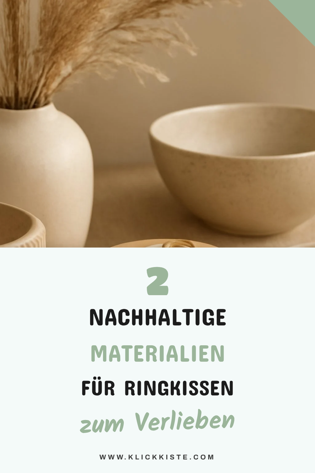 Nachhaltige Materialien für Holzringkissen