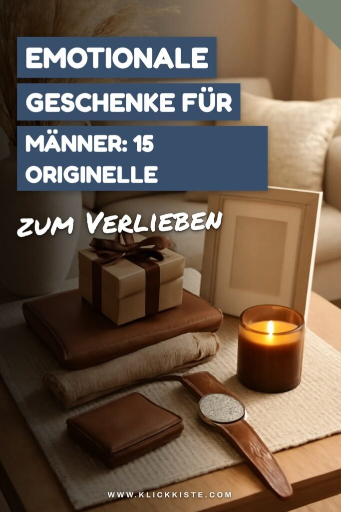 Emotionale Geschenke für Männer: 15 originelle Ideen für 2026