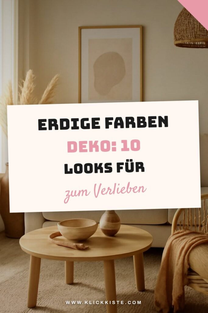 Erdige Farben in der Deko: 10 Looks für warme Räume