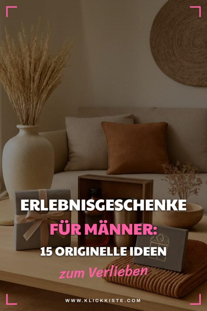 Erlebnisgeschenke für Männer: 15 originelle Ideen für 2026