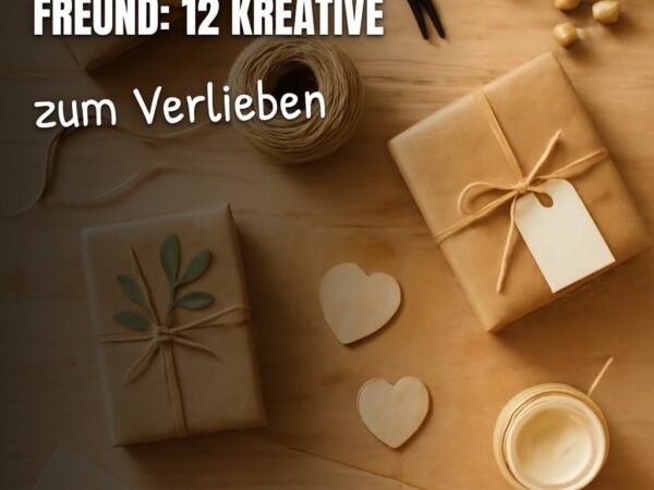 Erstes Geschenk für Freund: 12 kreative Ideen zum Selbermachen