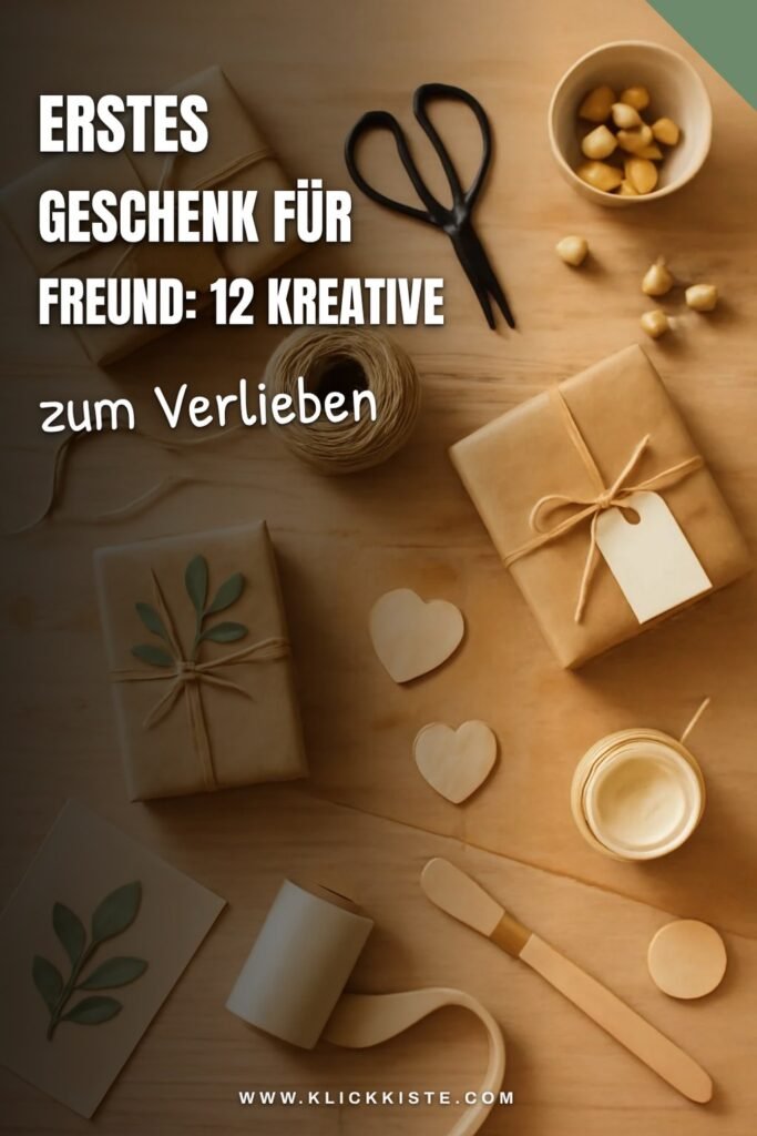 Erstes Geschenk für Freund: 12 kreative Ideen zum Selbermachen