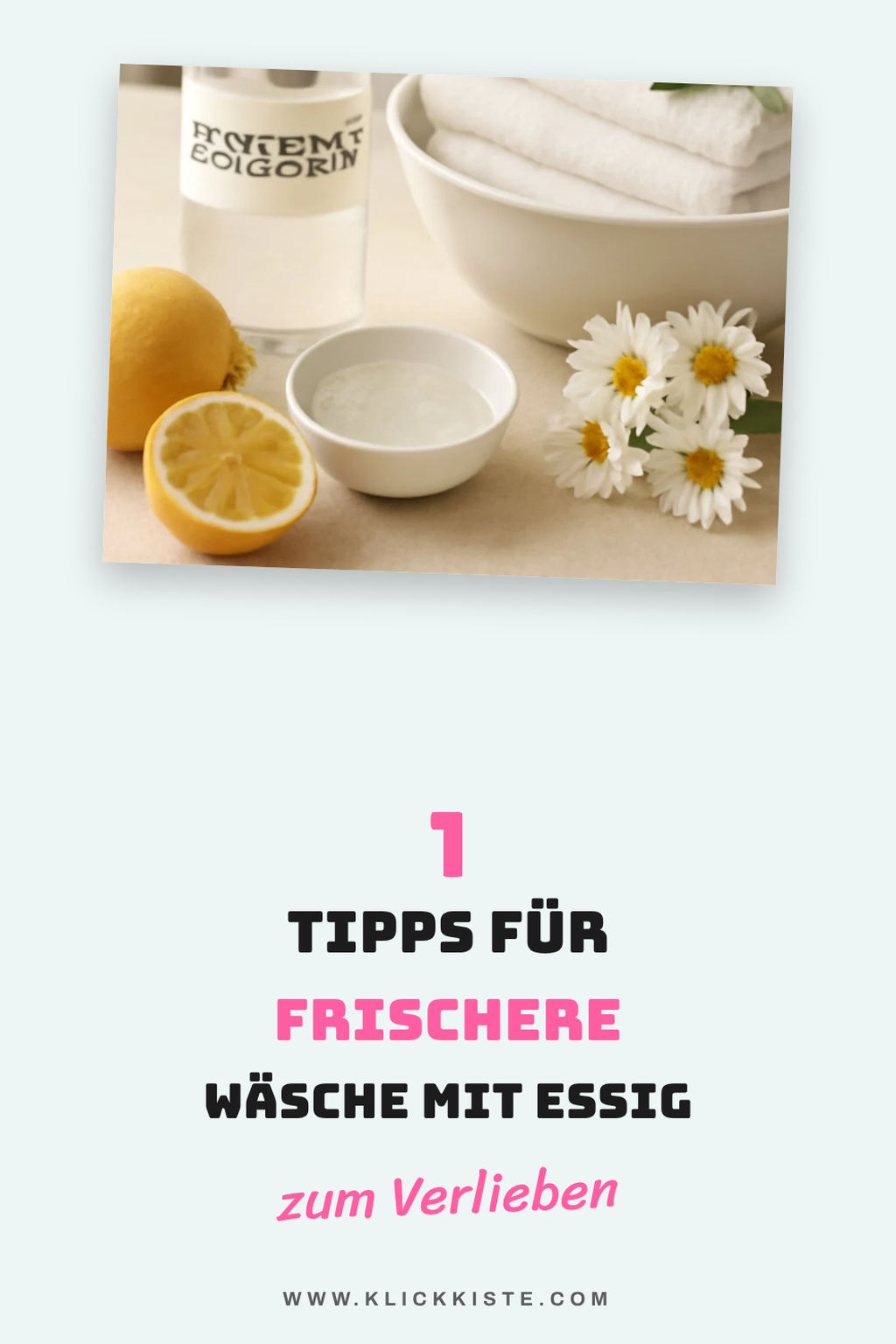 So machst du deine Wäsche mit Essigessenz frisch und weich