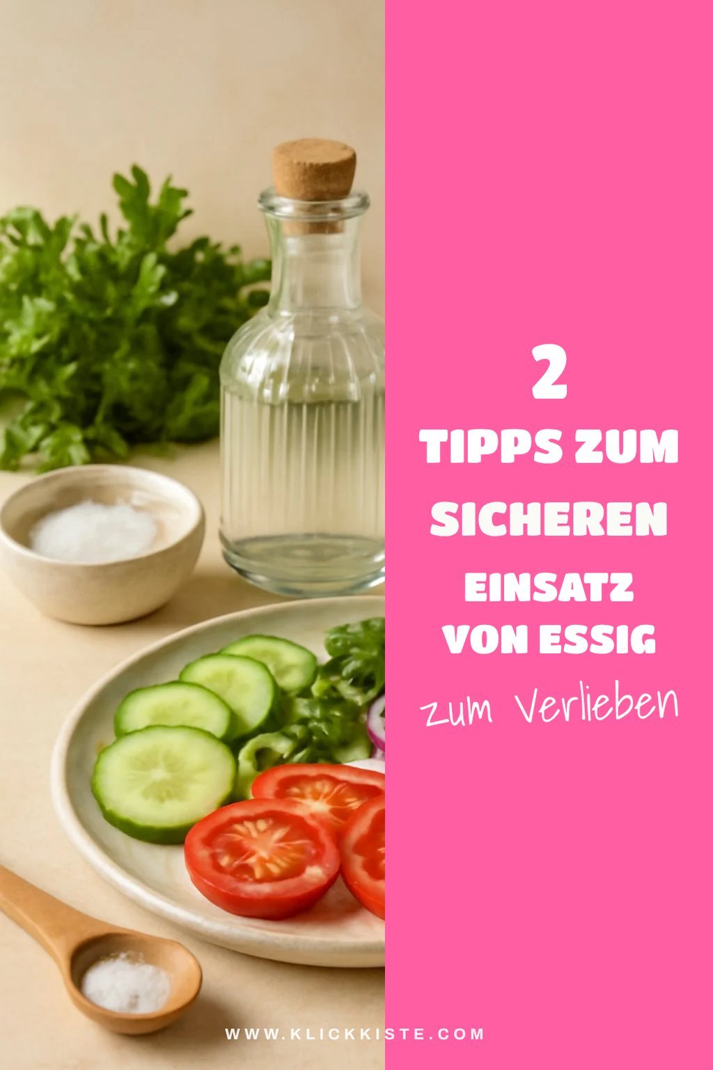 Wichtige Hinweise zur Verwendung von Essigessenz