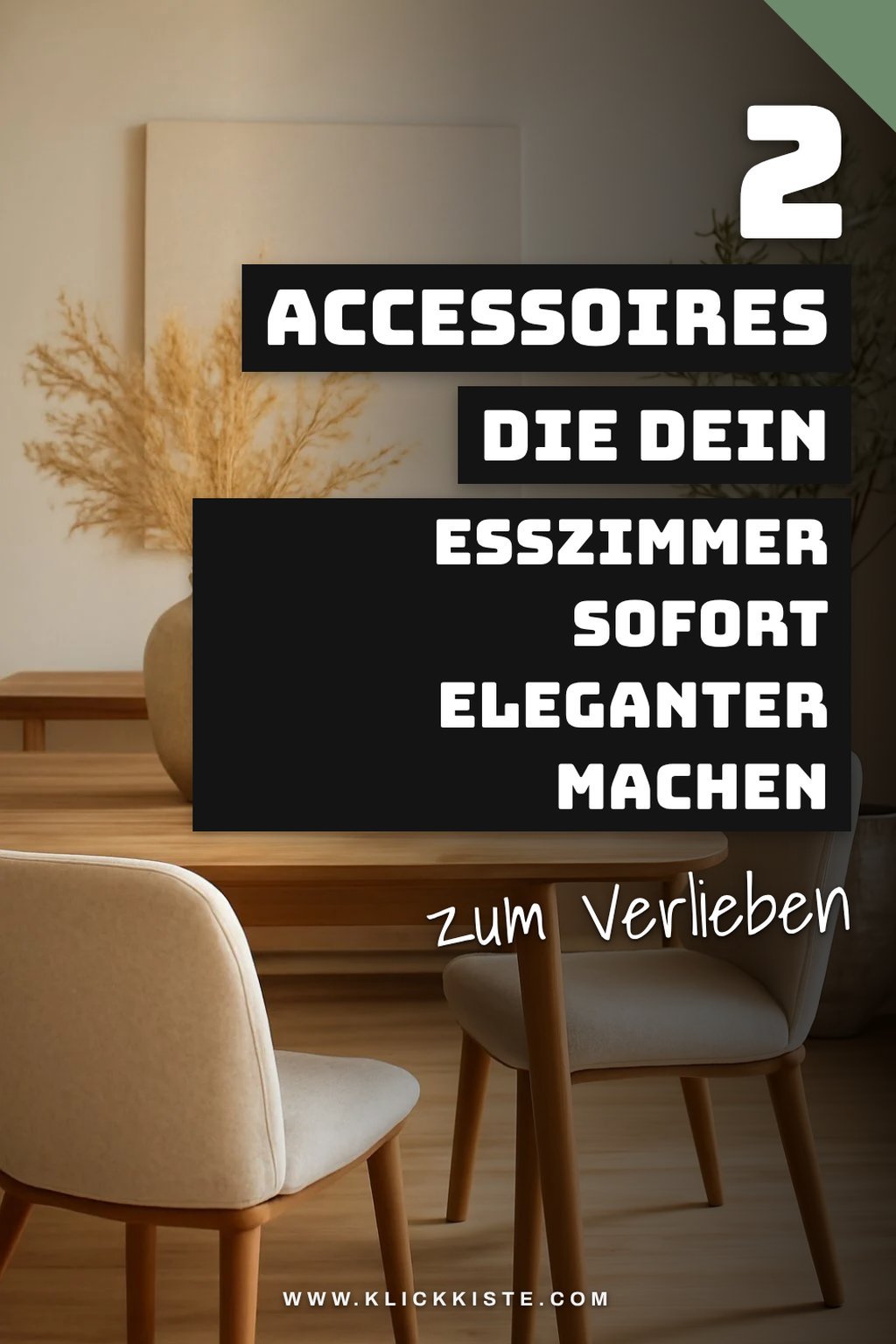 Accessoires für den letzten Schliff