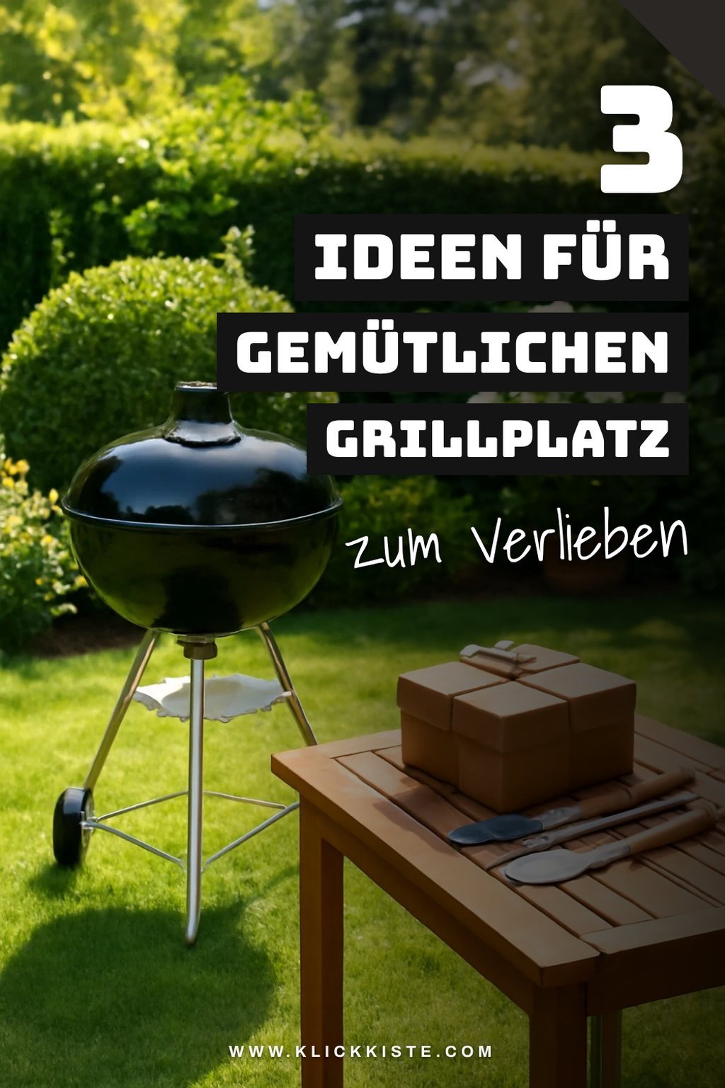 So gestaltest du deinen Grillplatz gemütlich