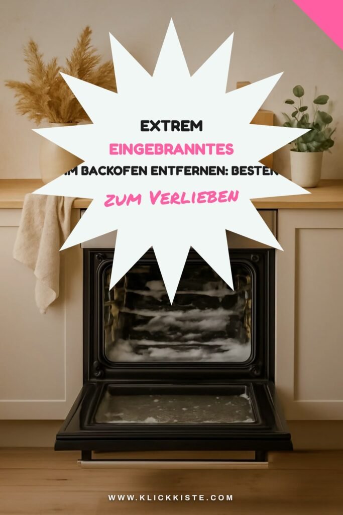 Extrem Eingebranntes im Backofen Entfernen: Die besten Tipps & Hausmittel