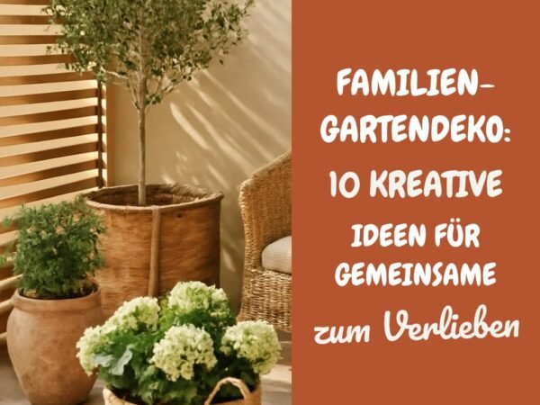 Familien-Gartendeko: 10 kreative Ideen für gemeinsame Tage draußen