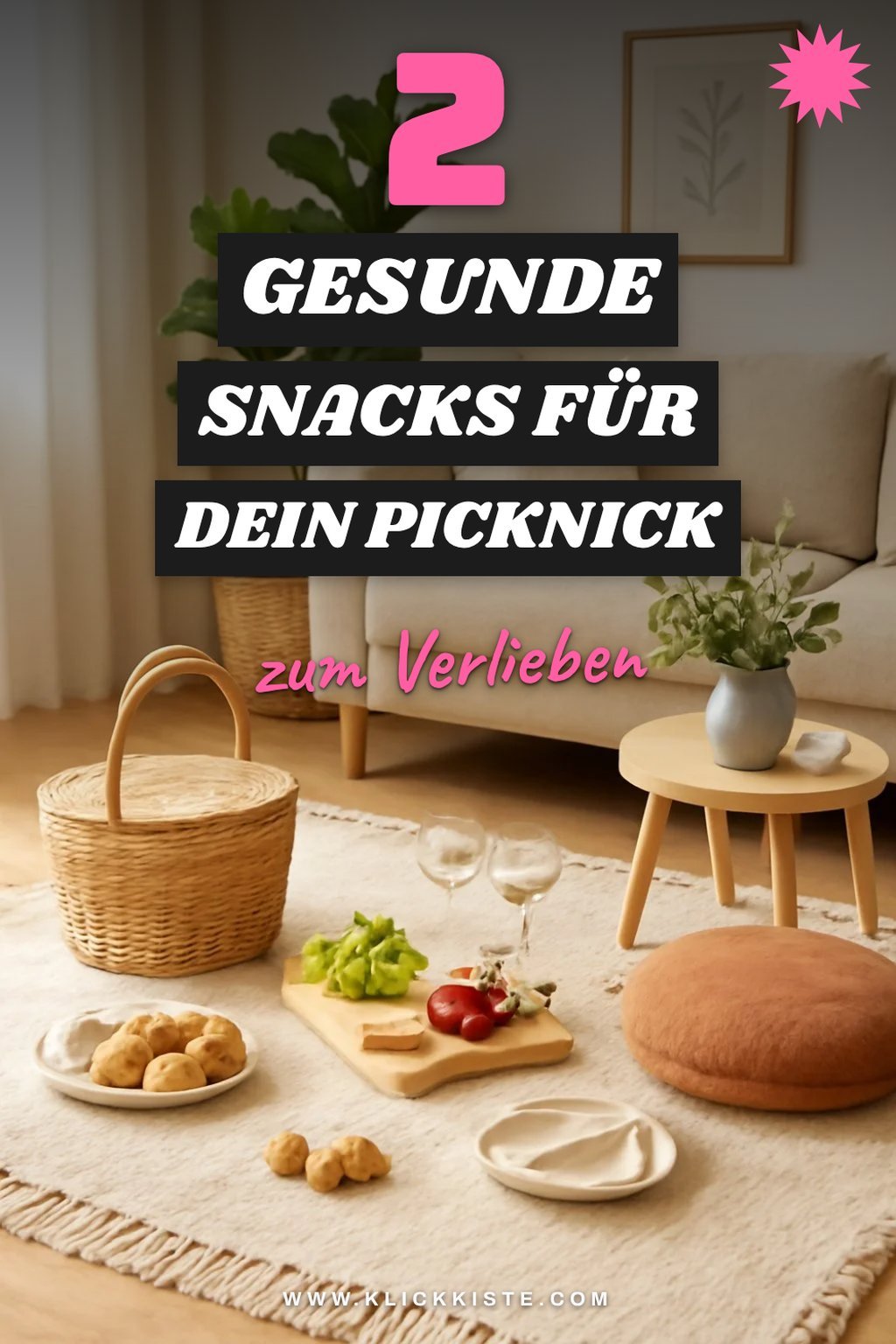 Wie du gesunde Snacks für dein Picknick vorbereitest