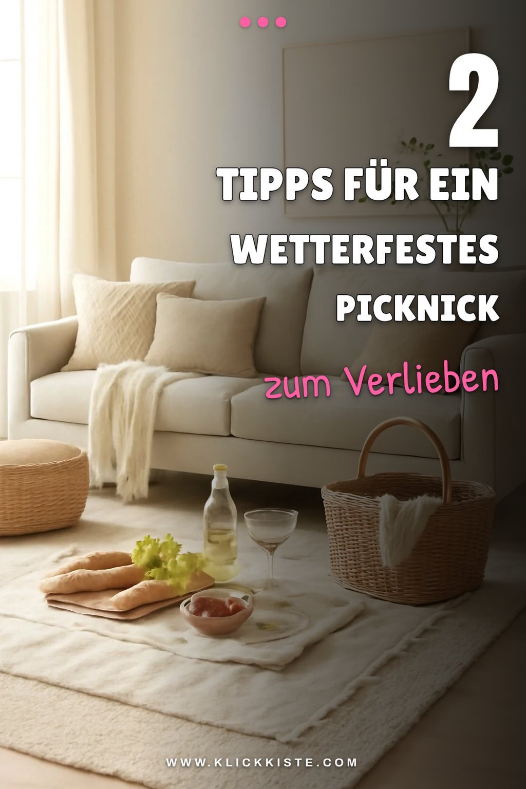 Wie du dein Picknick wetterfest machst