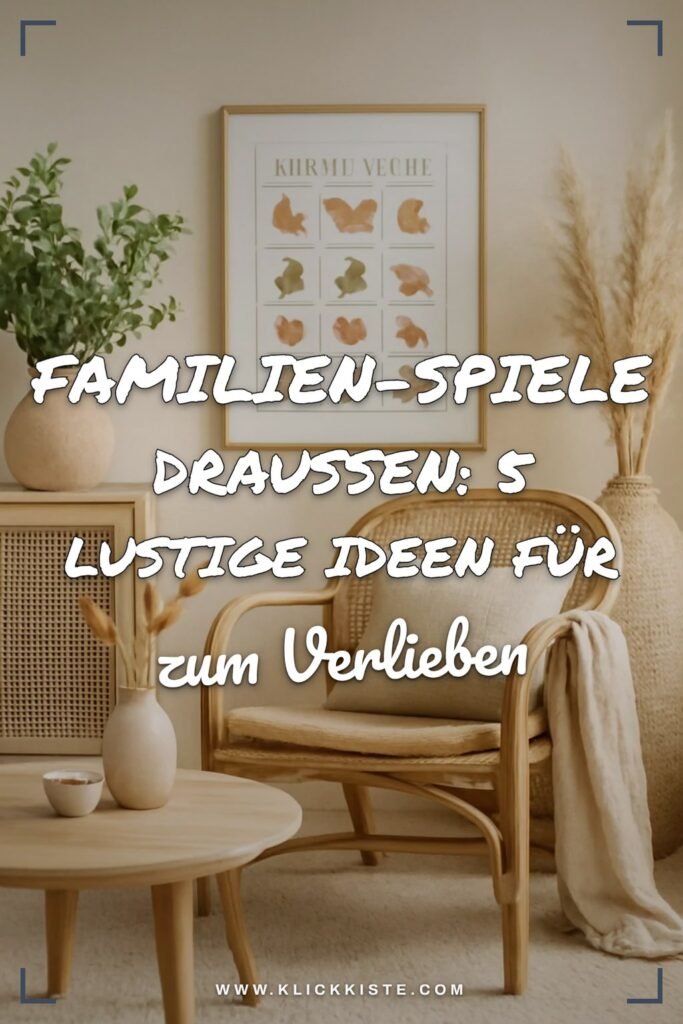 Familien-Spiele draußen: 5 lustige Ideen für Kinder im Freien