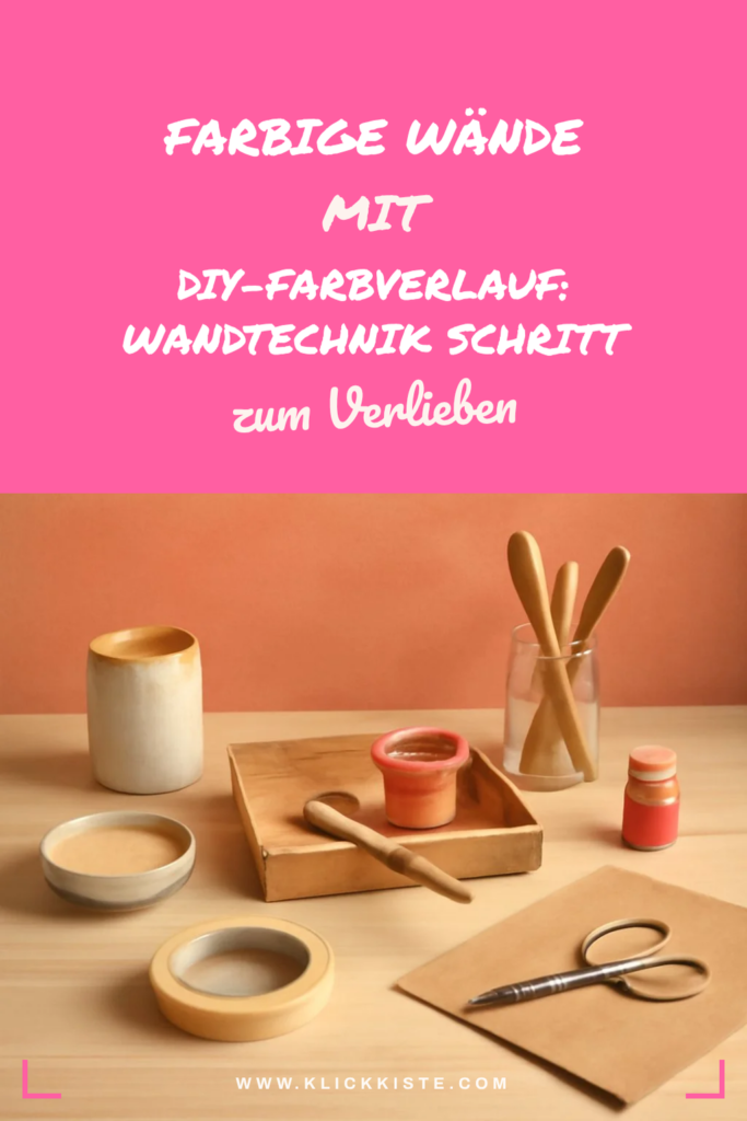 Farbige Wände mit DIY-Farbverlauf: Wandtechnik Schritt für Schritt