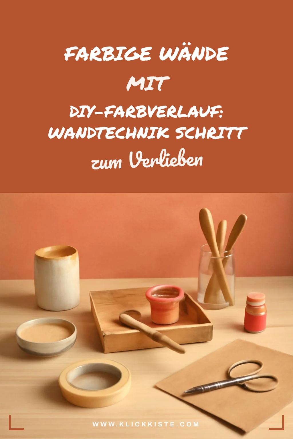 Farbige Wände mit DIY-Farbverlauf: Wandtechnik Schritt für Schritt