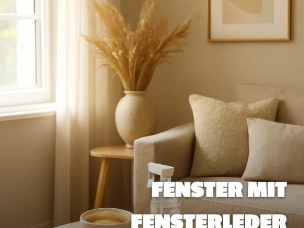 Fenster mit Fensterleder Streifenfrei Putzen: Die besten Tipps & Hausmittel