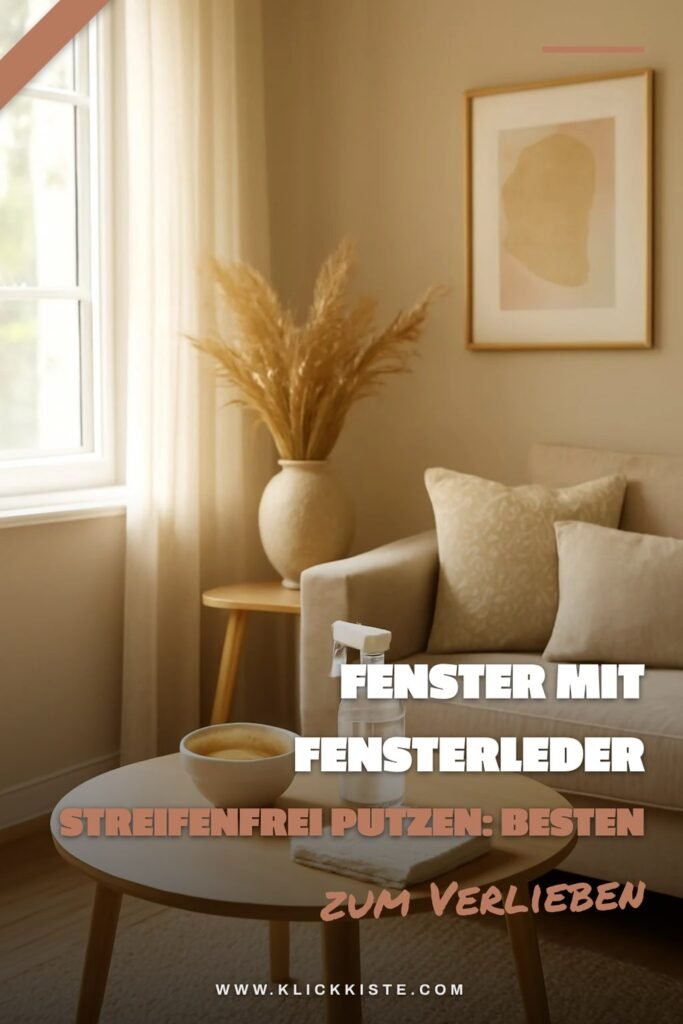 Fenster mit Fensterleder Streifenfrei Putzen: Die besten Tipps & Hausmittel