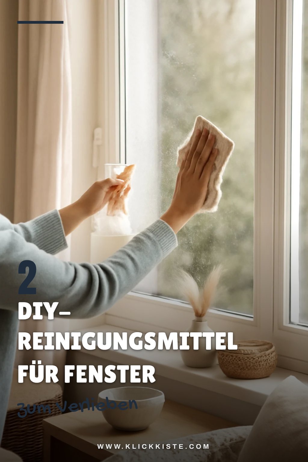 DIY-Reinigungslösungen für Fenster