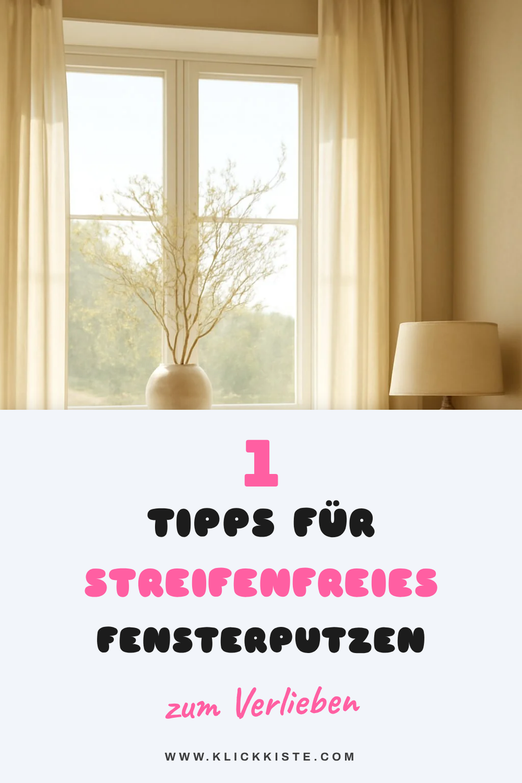 So reinigst du Fenster ohne Abzieher in 5 einfachen Schritten