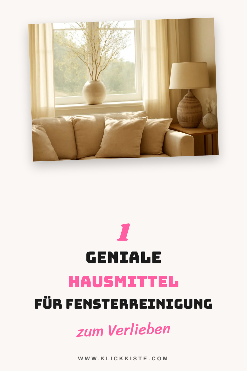 Die besten Hausmittel für saubere Fenster