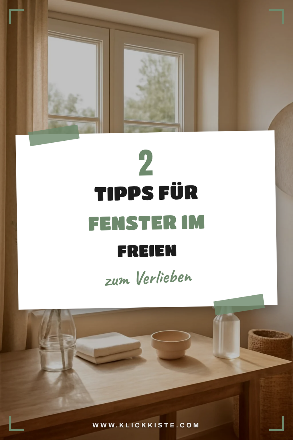 Tipps für die Fensterreinigung im Freien