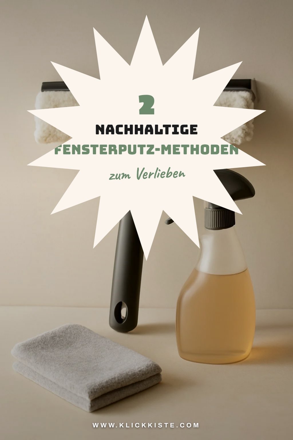 Nachhaltige Fensterputz-Methoden