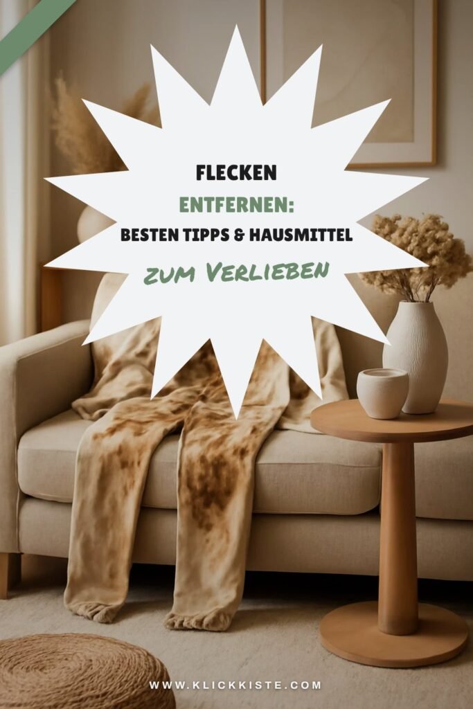 Flecken Entfernen: Die besten Tipps & Hausmittel