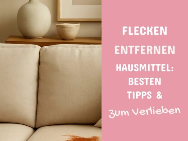 Flecken Entfernen Hausmittel: Die besten Tipps & Hausmittel
